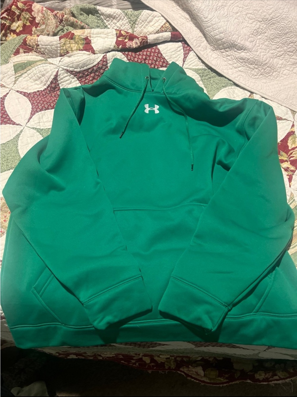 LG Men's Green Crewneck Sweatshirt with Logo